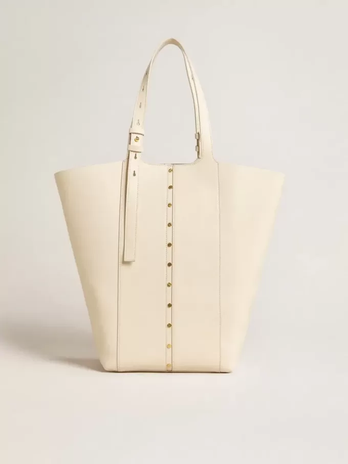 24/7 Bag North South aus butterfarbenem Leder mit verstellbaren Henkeln