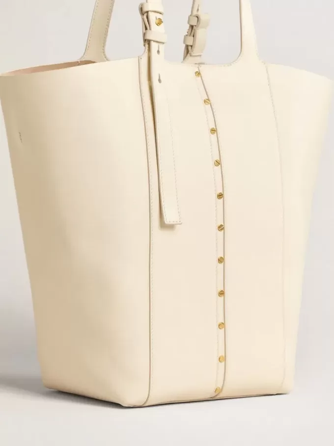 24/7 Bag North South aus butterfarbenem Leder mit verstellbaren Henkeln