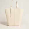 24/7 Bag North South aus butterfarbenem Leder mit verstellbaren Henkeln