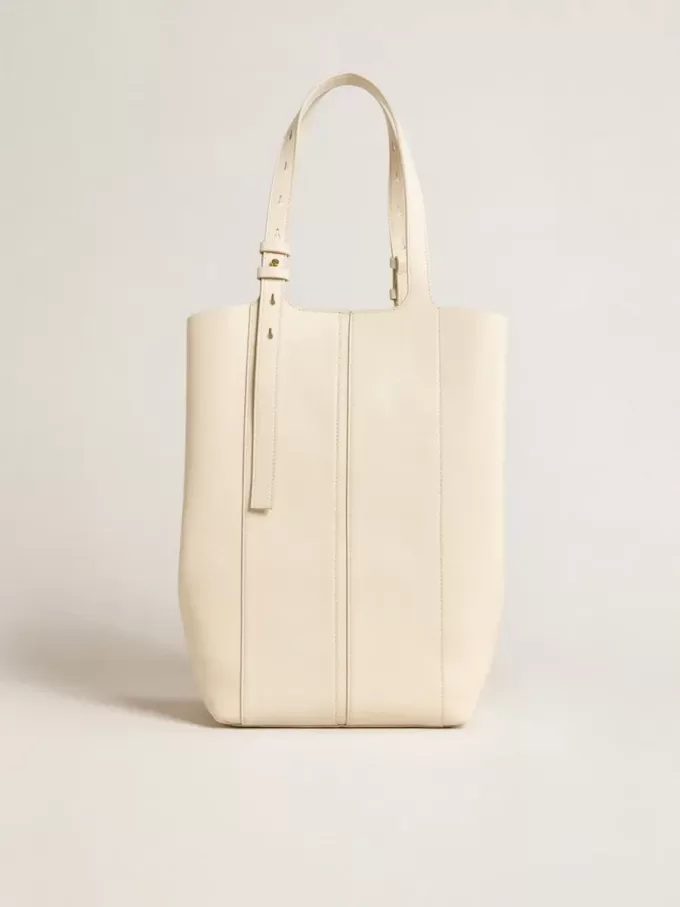 24/7 Bag North South aus butterfarbenem Leder mit verstellbaren Henkeln