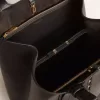24/7 Bag North South aus schwarzem Leder mit verstellbaren Henkeln