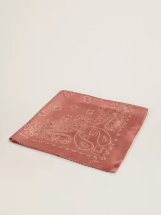 Altrosa Schal mit Paisley-Print