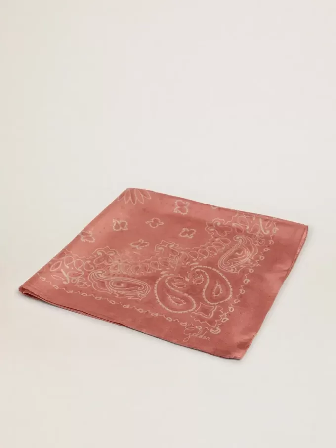 Altrosa Schal mit Paisley-Print