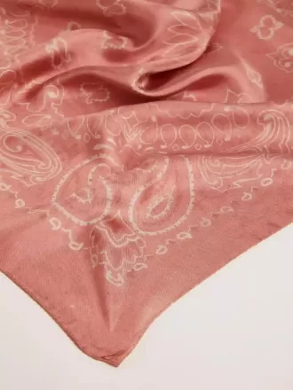 Altrosa Schal mit Paisley-Print