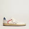 Ball Star aus Nappa und Mesh mit silbermetallischem Lederstern
