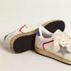 Ball Star aus Nappa und Mesh mit silbermetallischem Lederstern