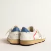Ball Star aus Nappa und Mesh mit silbermetallischem Lederstern