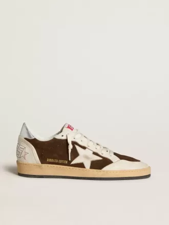Ball Star aus Wildleder mit Lederstern und metallischer Lederferse