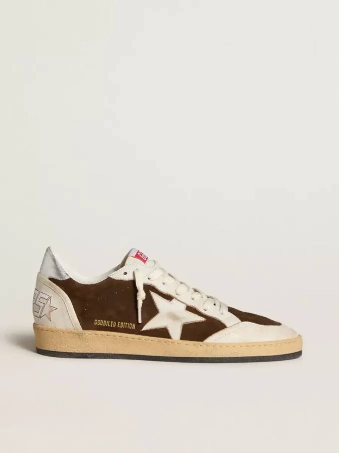 Ball Star aus Wildleder mit Lederstern und metallischer Lederferse