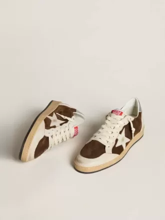 Ball Star aus Wildleder mit Lederstern und metallischer Lederferse