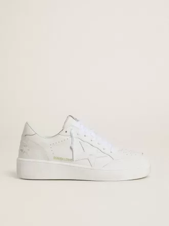 Ball Star für Damen mit weißem Lederstern und Fersenlasche