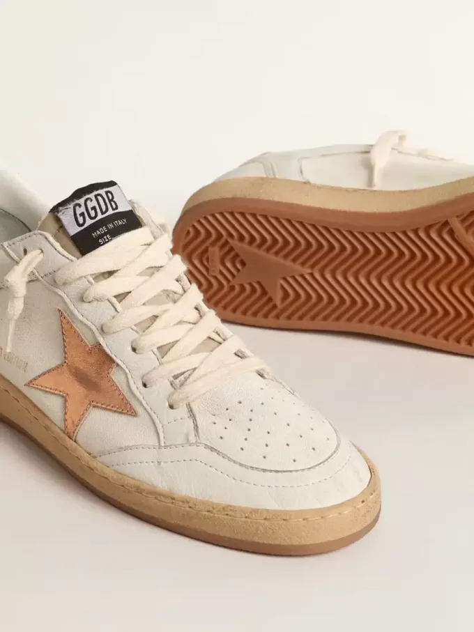 Ball Star LTD aus Canvas und Nappa mit bronzefarbenem Metallic-Lederstern