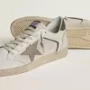 Ball Star LTD aus Mesh und Nappaleder mit grauem Lederstern und grüner Wildleder-Fersenlasche