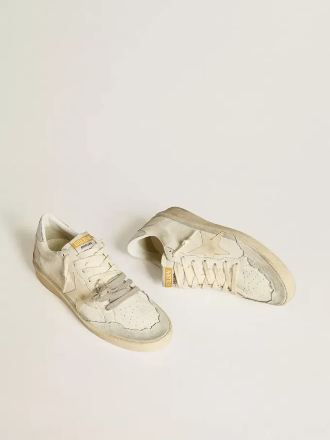 Ball Star LTD aus Nappaleder mit Lederstern und metallischer Lederferse