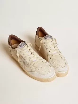 Ball Star LTD aus Nappaleder mit metallischem Lederstern und Fersenlasche aus Wildleder