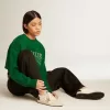 Ball Star LTD für Damen aus Nappa und Wildleder mit Glitzerstern und schwarzer Fersenlasche Ball Star LTD für Damen aus Nappa und Wildleder mit Glitzerstern und schwarzer Fersenlasche