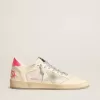 Ball Star LTD für Damen aus Nappaleder und Mesh mit Stern aus Wildleder und Fersenlasche aus Leder