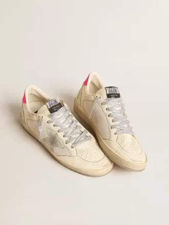Ball Star LTD für Damen aus Nappaleder und Mesh mit Stern aus Wildleder und Fersenlasche aus Leder Ball Star LTD für Damen aus Nappaleder und Mesh mit Stern aus Wildleder und Fersenlasche aus Leder