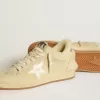 Ball Star LTD für Damen aus Wildleder und Lammfell mit weißem Lacklederstern