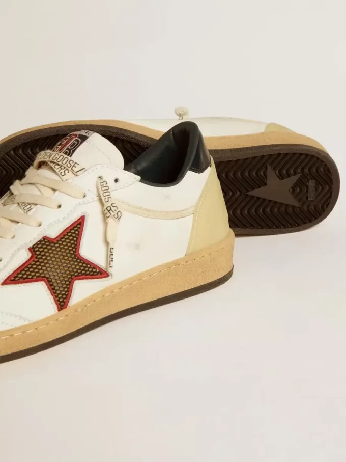 Ball Star LTD für Damen mit Mesh-Stern und mitternachtsblauem Leder-Fersenriemen Ball Star LTD für Damen mit Mesh-Stern und mitternachtsblauem Leder-Fersenriemen
