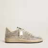 Ball Star LTD für Damen mit Swarovski-Kristallen und grauem Wildlederstern