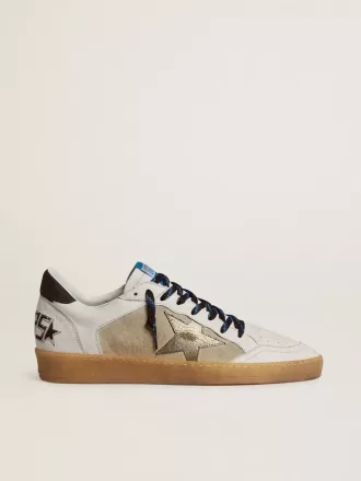 Ball Star LTD mit folienbeschichtetem Crackle-Lederstern und brauner Leder-Fersenlasche