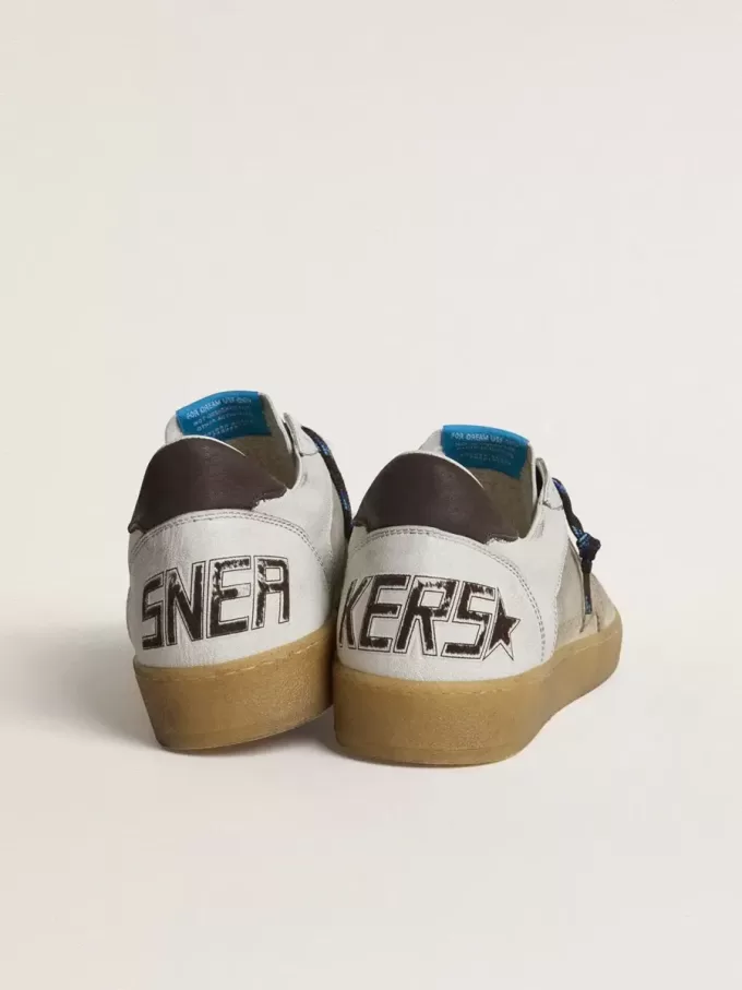 Ball Star LTD mit folienbeschichtetem Crackle-Lederstern und brauner Leder-Fersenlasche