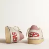 Ball Star LTD mit Glitzerstern und rosa Wildleder-Fersenlasche