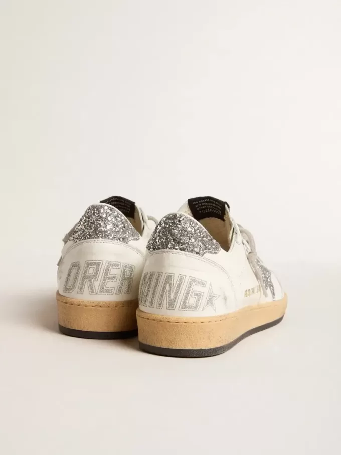 Ball Star Wishes für Damen aus Nappaleder mit Glitzerstern und Fersenlasche Ball Star Wishes für Damen aus Nappaleder mit Glitzerstern und Fersenlasche