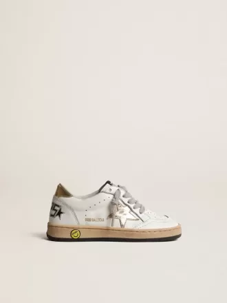 Ball Star Young mit goldfarbenem Lederstern und Fersenlasche
