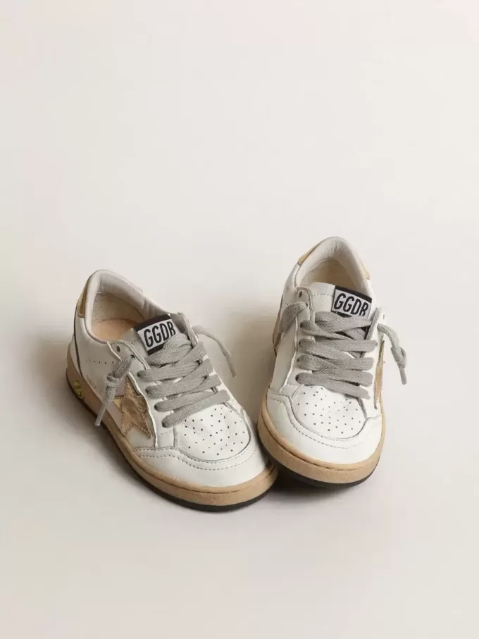 Ball Star Young mit goldfarbenem Lederstern und Fersenlasche