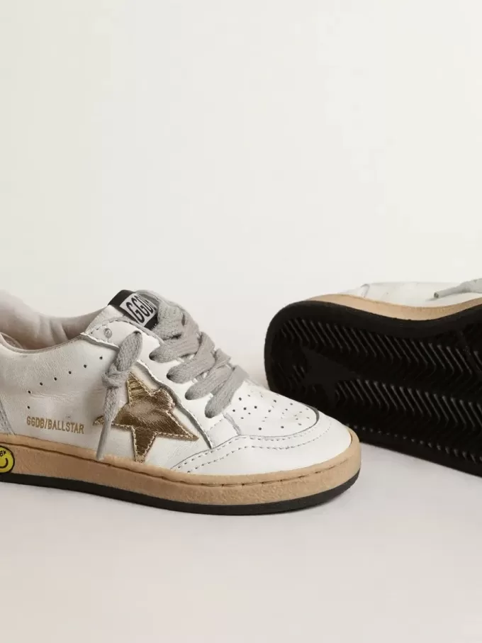 Ball Star Young mit goldfarbenem Lederstern und Fersenlasche