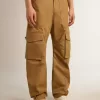 Beige-Khaki-Cargohose