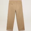 Beige-Khaki Chinos aus der Golden Collection