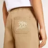 Beigefarbene Baumwollshorts für Jungen