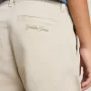 Beigefarbene Chino-Hose für Kinder mit bunten Sprenkeln