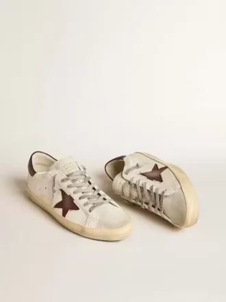 Bio-basierter Super-Star für Herren mit Canvas-Stern und dunkelbrauner Leder-Fersenlasche Bio-basierter Super-Star für Herren mit Canvas-Stern und dunkelbrauner Leder-Fersenlasche