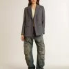 Blaue Jeans mit Used-Look Blaue Jeans mit Used-Look
