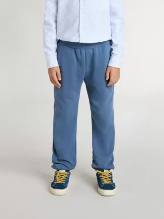 Blaue Jogginghose für Kinder mit Stickerei
