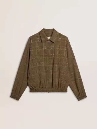 Bomberjacke aus Wolle für Damen
