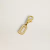 Buchstabe D-Anhänger aus goldfarbenem Messing mit Kristallen Buchstabe D-Anhänger aus goldfarbenem Messing mit Kristallen