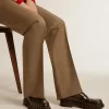 Chunky Loafer für Damen aus schwarzem Leder mit Nieten