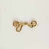 CNY antikgoldene Anstecknadel in Schlangenform CNY antikgoldene Anstecknadel in Schlangenform