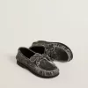 Cruise Teen Loafer aus schwarzem Leder mit Used-Look
