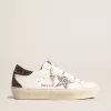 Damen-Hi Star mit silbernem Glitzerstern und rubinrotem Glitzer-Fersenlabel