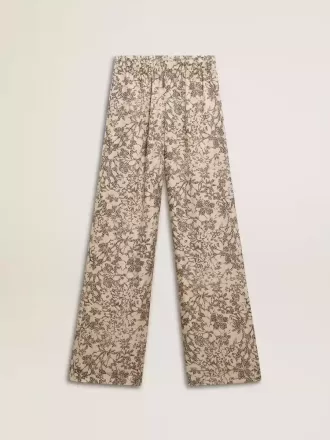 Damen-Jogginghose mit Blumenprint