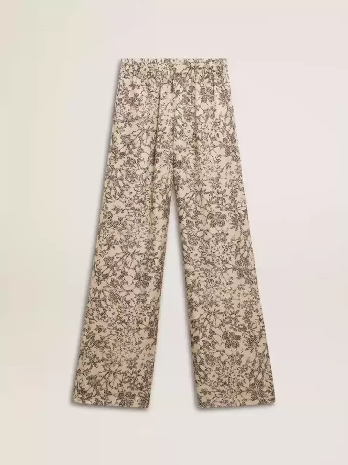 Damen-Jogginghose mit Blumenprint Damen-Jogginghose mit Blumenprint