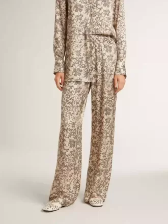 Damen-Jogginghose mit Blumenprint