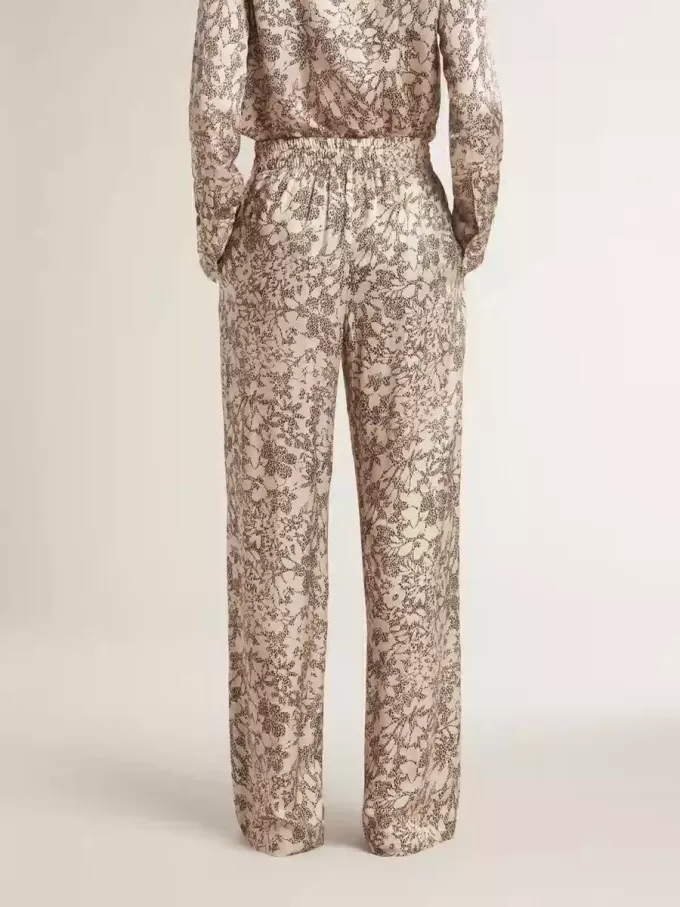 Damen-Jogginghose mit Blumenprint Damen-Jogginghose mit Blumenprint
