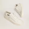 Damen-Sneaker Stardan aus komplett weißem Leder